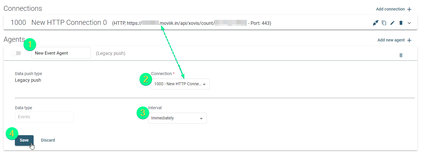 XOVIS - Sensor Configuration